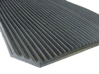 4.5mm Rubber flooring ribbed, fine