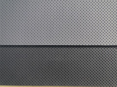Classic Dimpled Upholstery Seat Vinyl - Grey + Black
